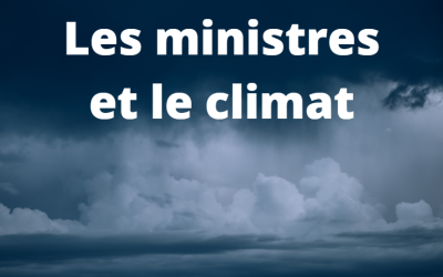Les ministres et le climat