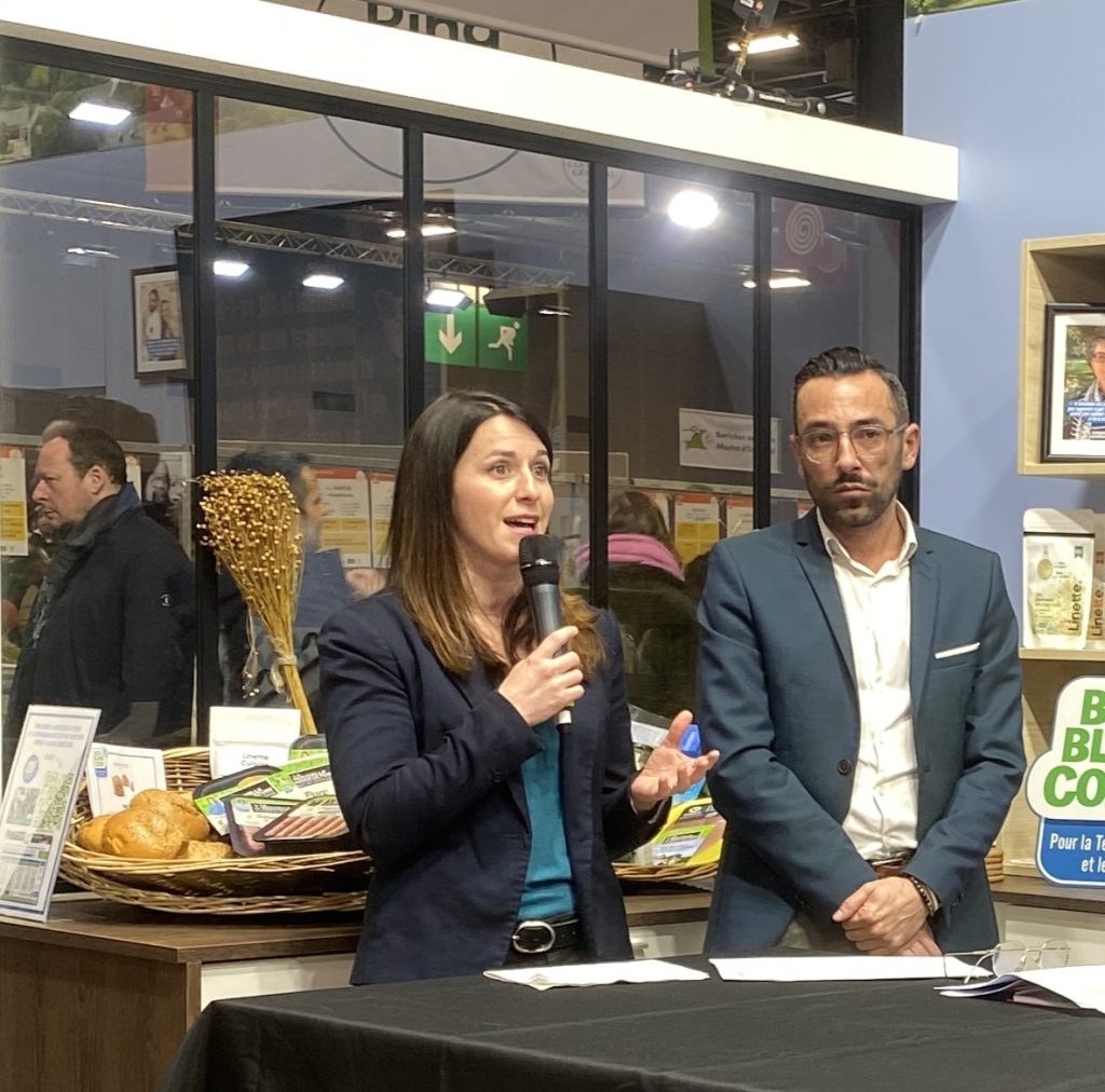 Marie-Sophie Guilois pour le Crédit Mutuel et Matthieu Trenchand pour Auchan
