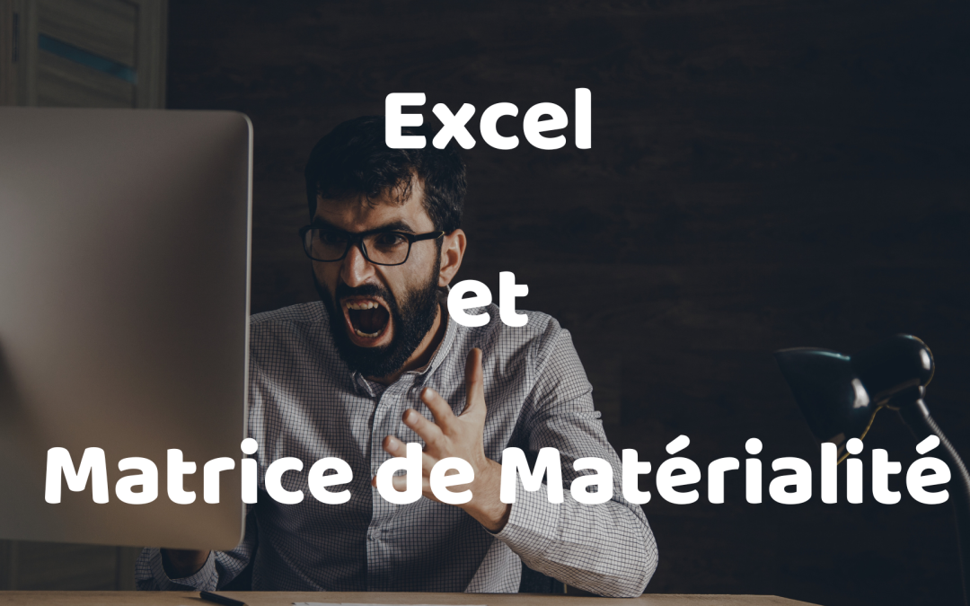 excel et matrice matérialité