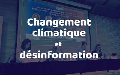 Changement climatique et désinformation